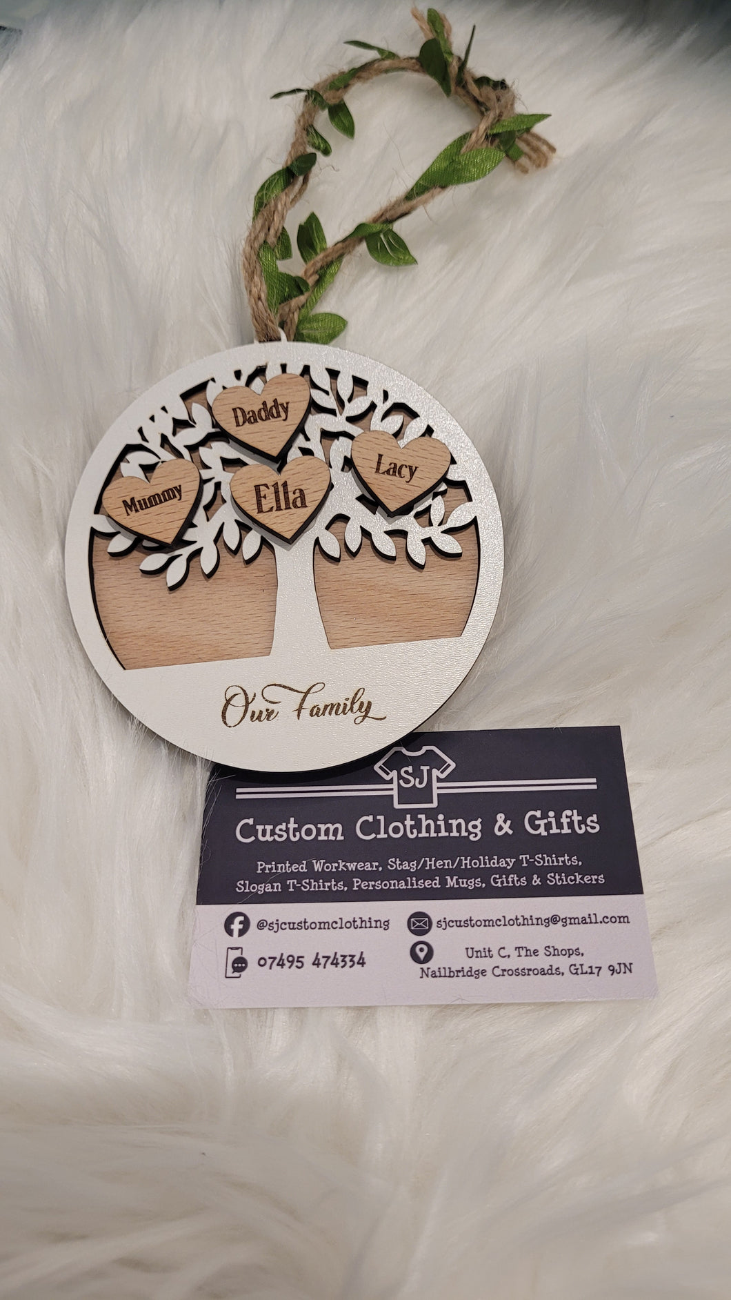 Family tree hanging decoration