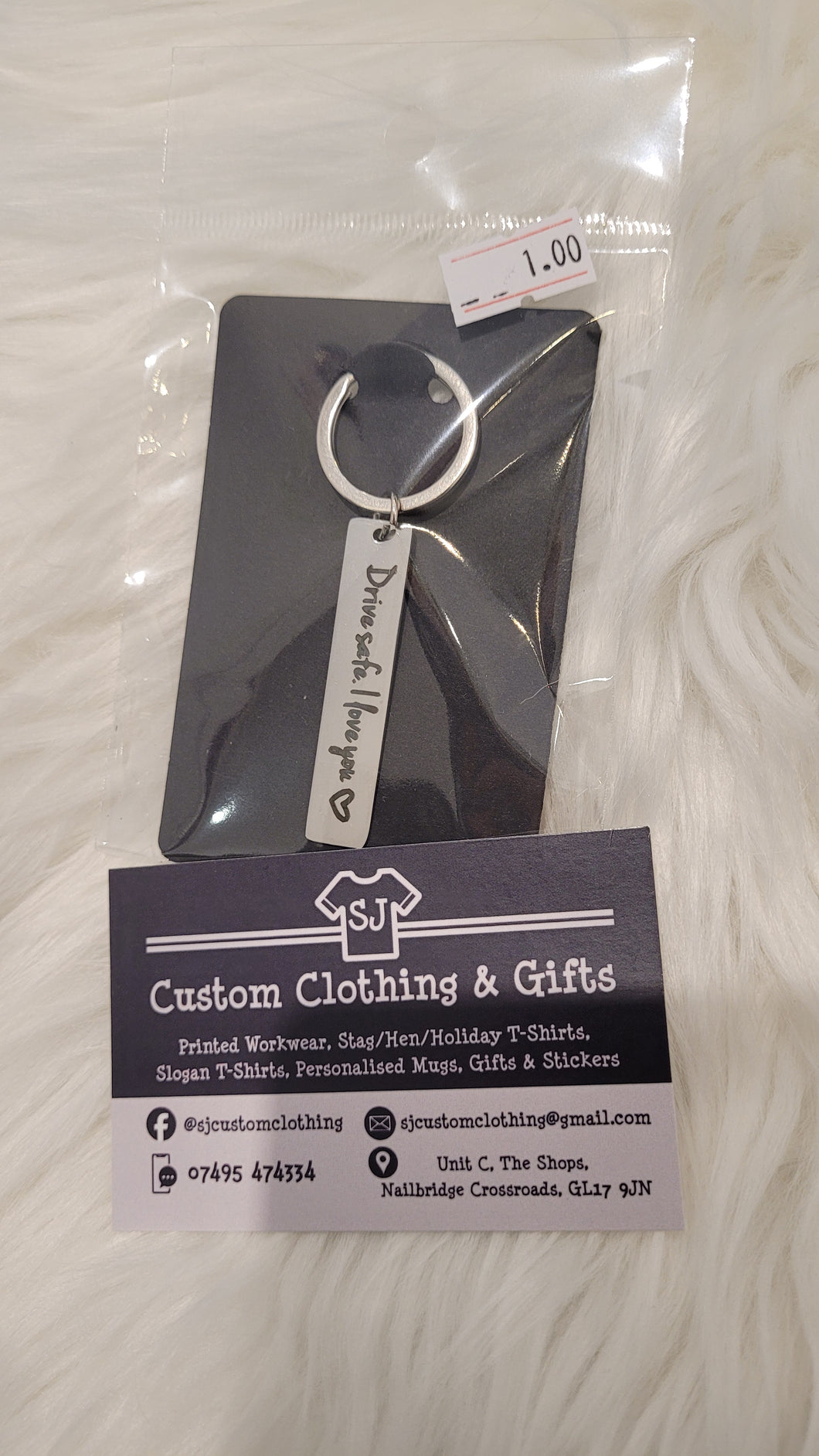 Drive Safe Keyring