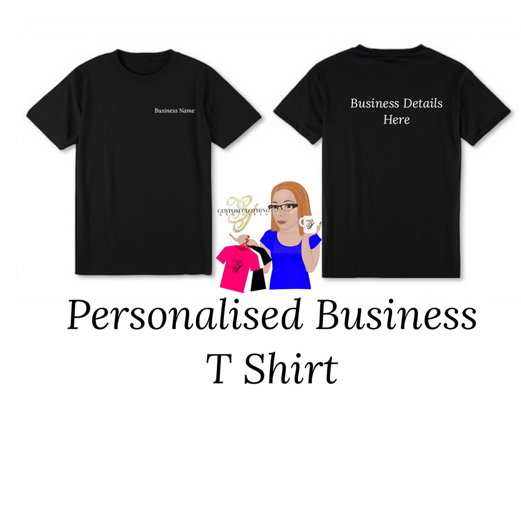 Personalised Business T Shirt