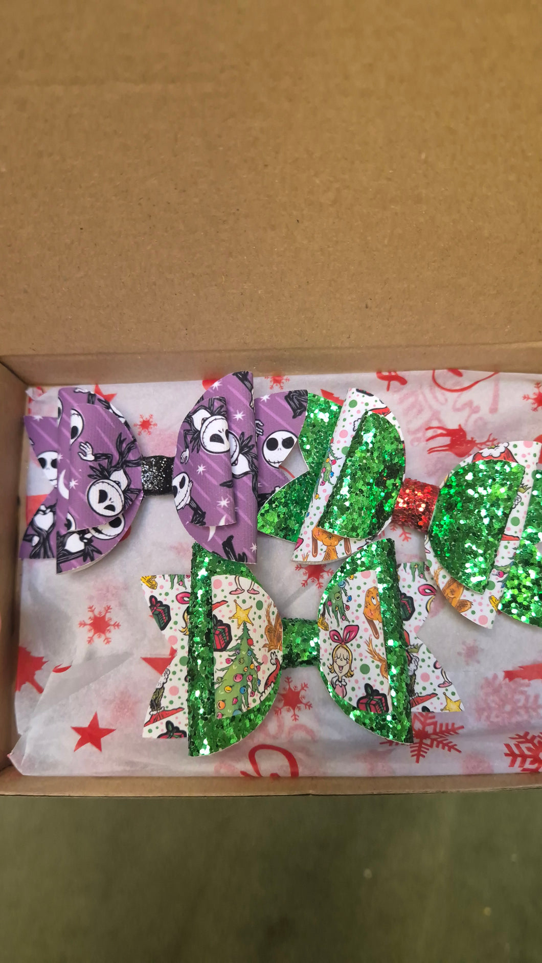 Christmas Hair Bow Box