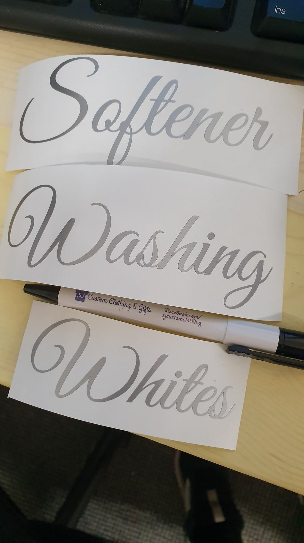 Custom Vinyl Stickers 5inch long (Various colours)