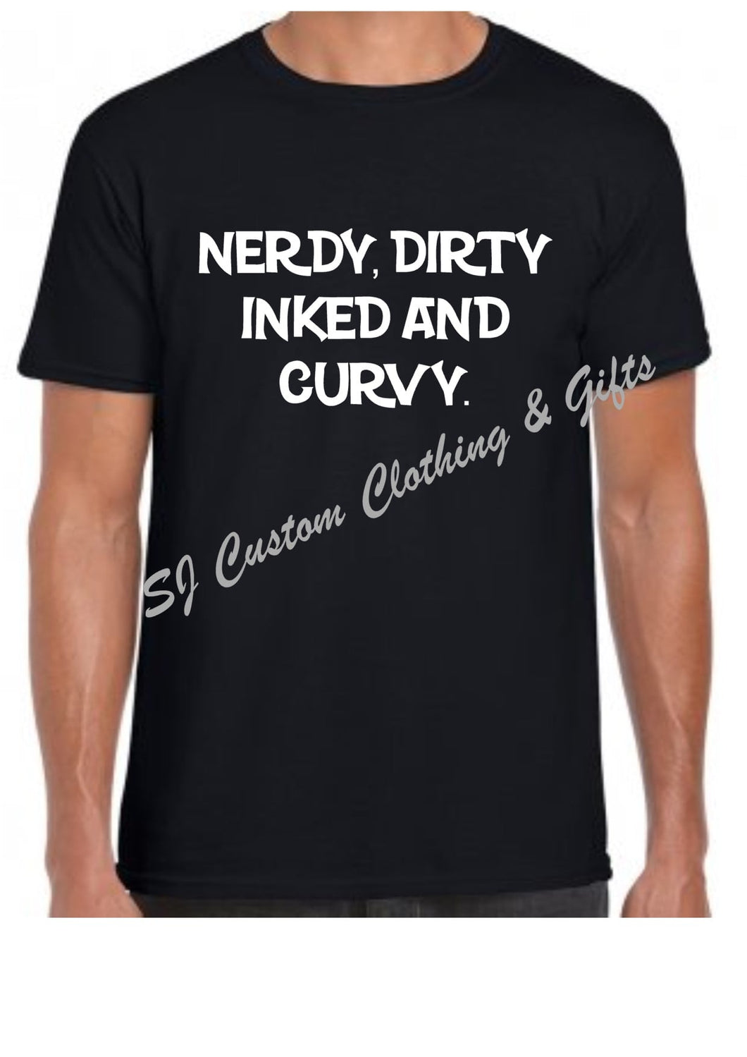 Nerdy, Dirty, Inked and Curvy T Shirt