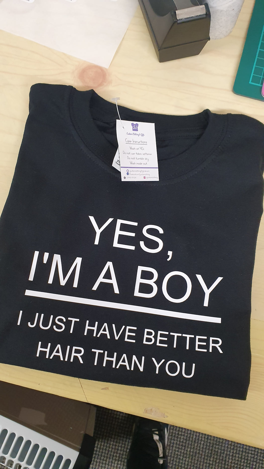 Yes I Am A Boy T Shirt