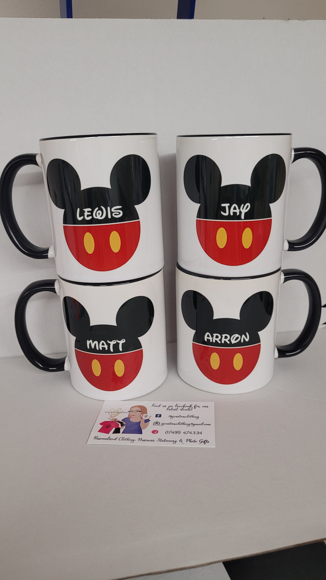 Personalised Micky inspired mug