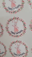 Load image into Gallery viewer, Lily Rabbit Happy Birthday Stickers
