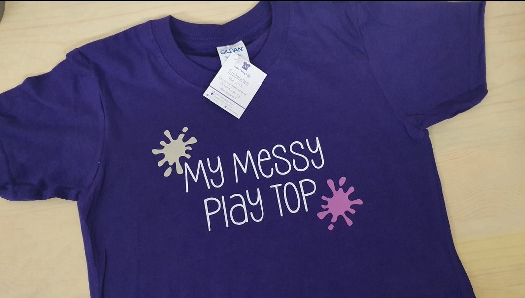 Kids Messy Play T Shirt