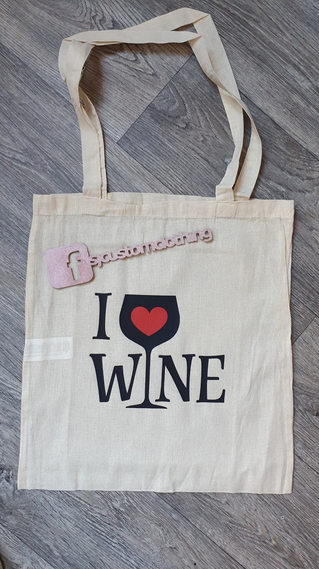 I Love Wine Tote Bag
