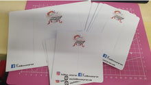 Load image into Gallery viewer, Bundle of mixed sized personalised bow cards - Pk15
