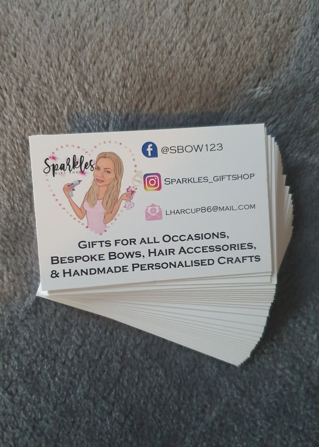 Single Sided Business Cards