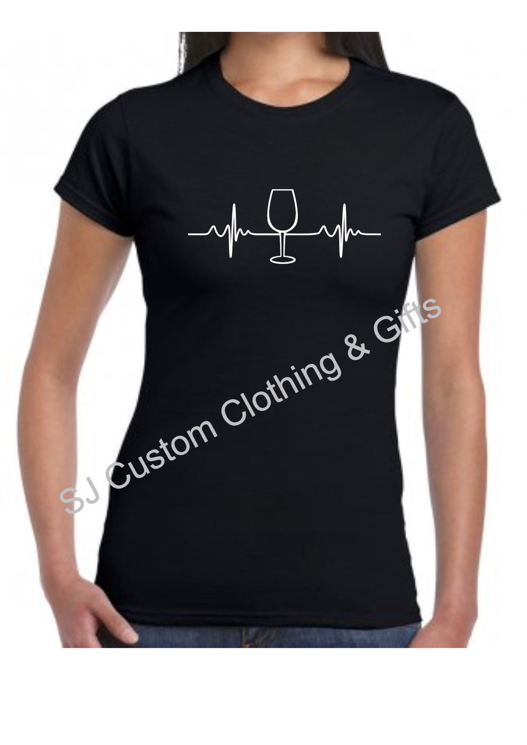 Heartbeat- Wine T Shirt